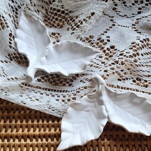 Vintage Bardello Pinheiro Made In Portugal Leaf Trinket/Nut Dishes Pair